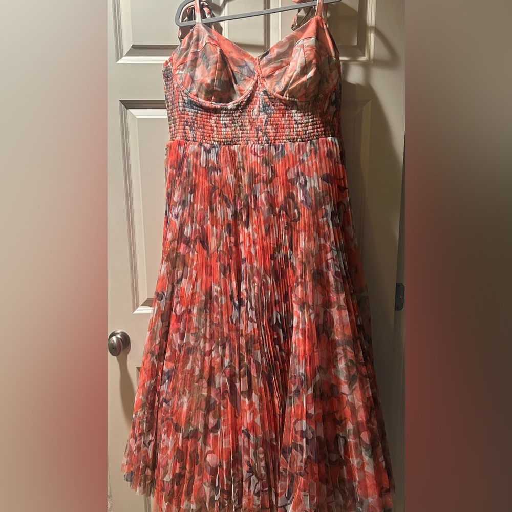Hutch Floral Dress with Tie Straps - Picture 7 of 12
